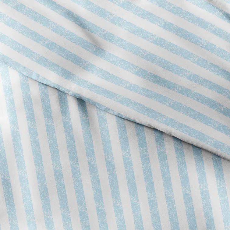 Becky Cameron 3 Piece Rugged Stripe Pattern Duvet Cover Set