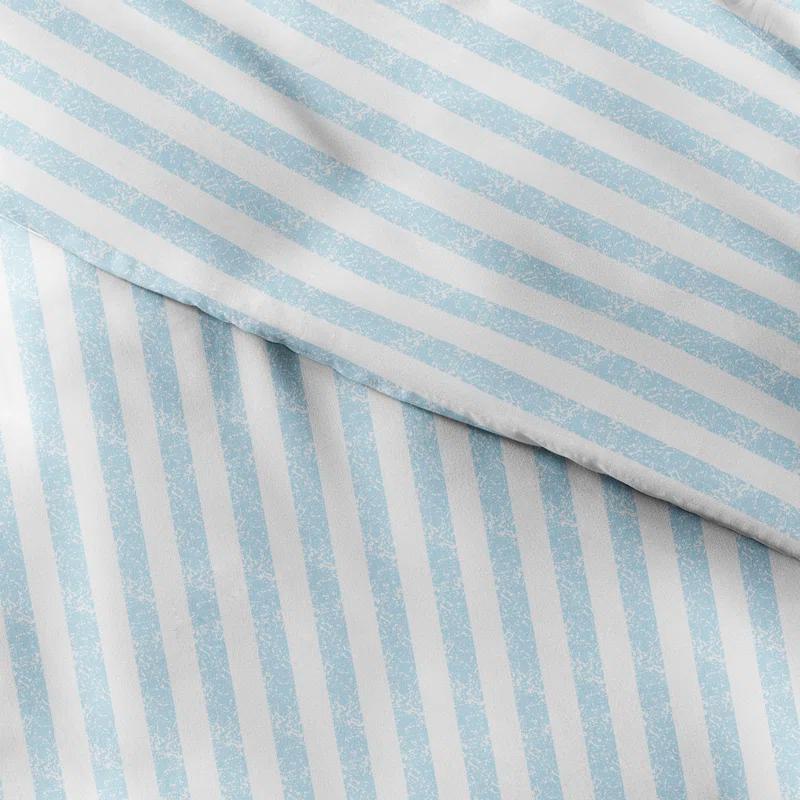 Becky Cameron 3 Piece Rugged Stripe Pattern Duvet Cover Set
