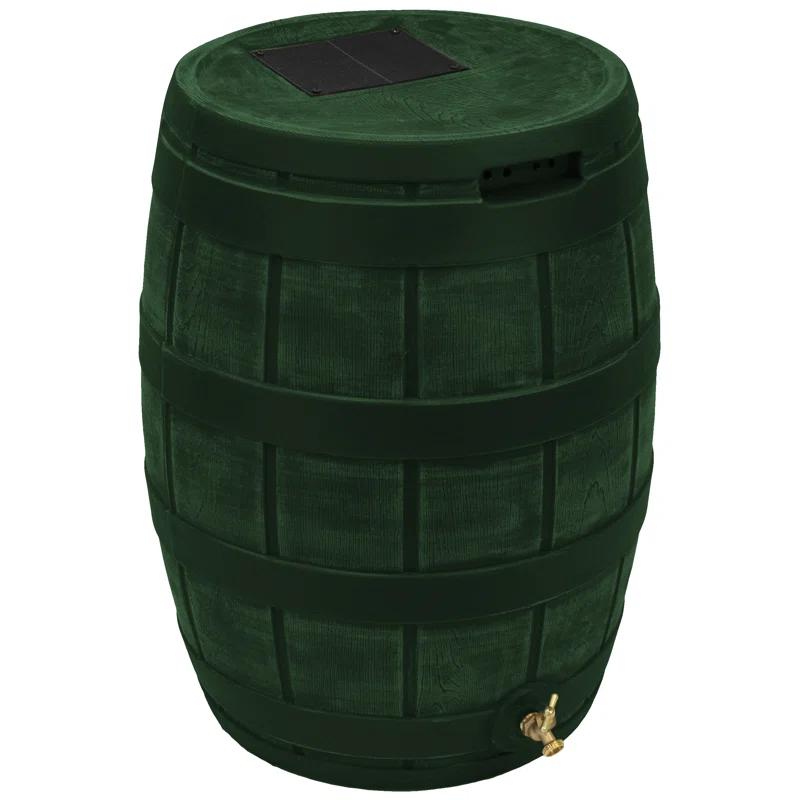 Good Ideas Good Ideas Rain Wizard Whiskey Style Rain Barrel with Overflow and Spigot