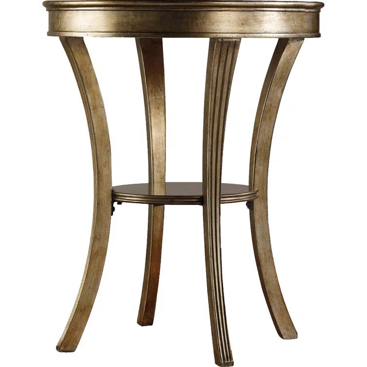 Sanctuary Mirrored Glass Tray Top End Table