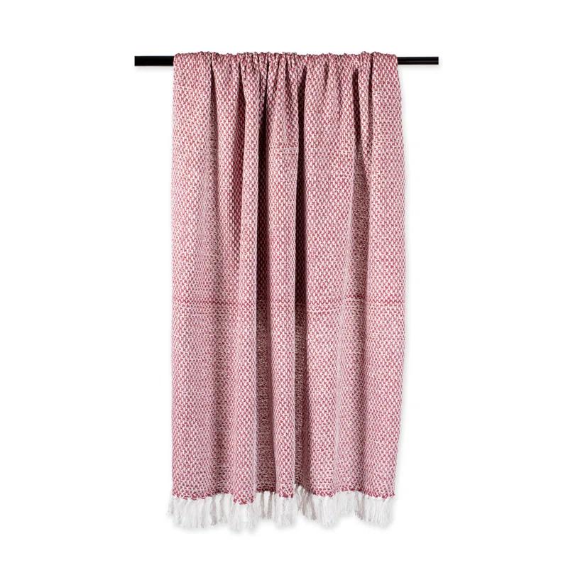 Design Imports Hand Woven Throw Blanket