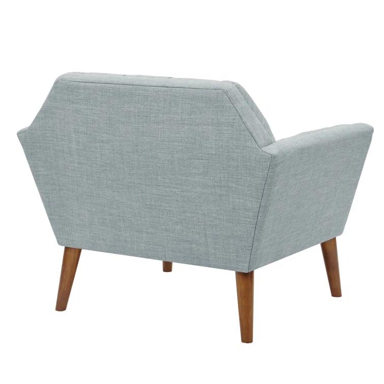 Mercury Row® Merrylite Newport Wide Mid-Century Modern Lounge Chair Set of 2 (Set of 2)