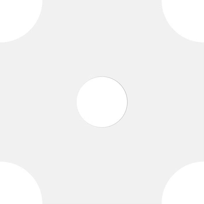 Ekena Millwork 30"OD x 5"ID x 9"C x 1"P Haus Architectural Grade PVC Contemporary Ceiling Medallion CMP16HS-04000