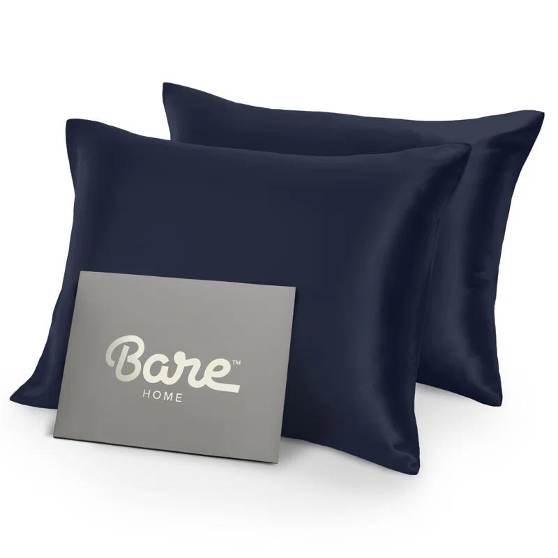 Soft Poly Satin Pillowcase Set