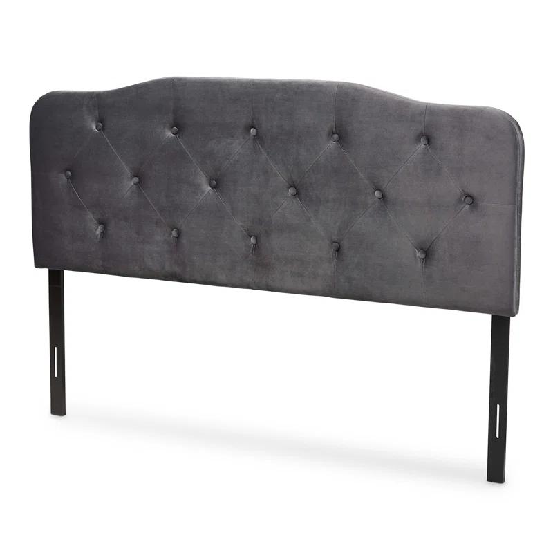 Corrigan Studio® Turek Velvet Upholstered Panel Headboard