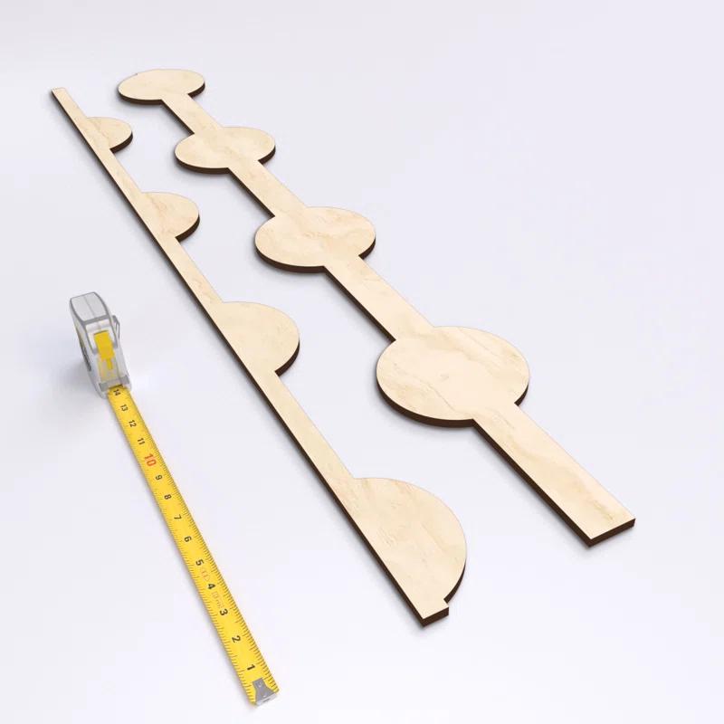 Ekena Millwork Bridgeport Adjustable Wood Decorative Slat Wall Panel Kit