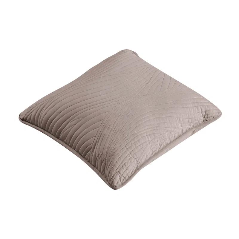 Brielle Stream Embroidered Reversible Throw Pillow