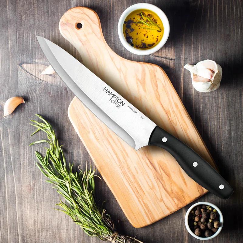 Hampton Forge Rochester - 15 Piece Knife Block Set, Full Tang, Triple Rivets & Reviews | Wayfair