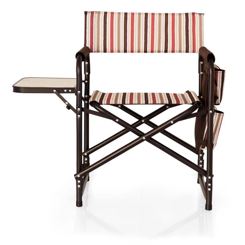 Picnic Time Sports Outdoor Portable Camp Chair with Side Table