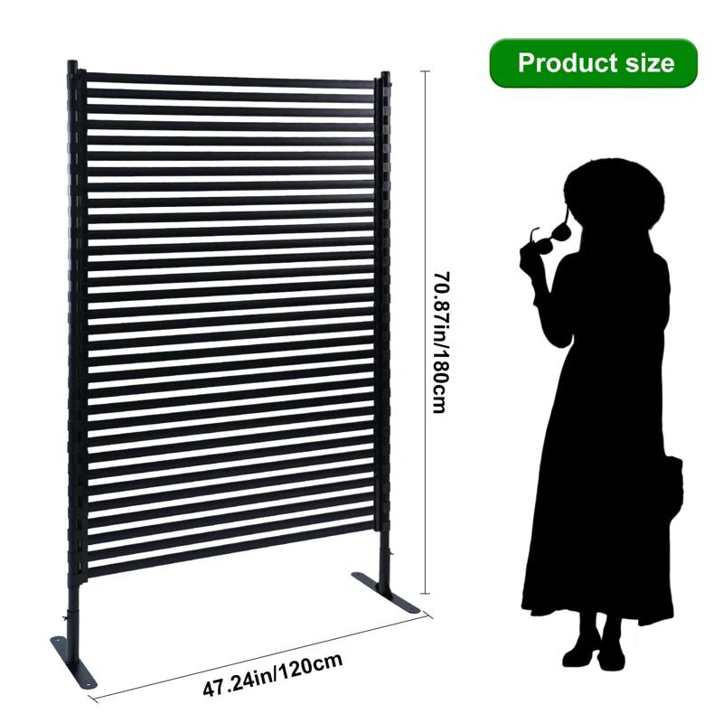 BTERAZ Fence Privacy Screen Freestanding
