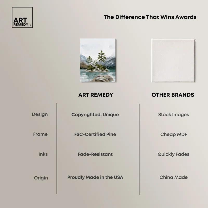 Art Remedy Cold Winter Lake