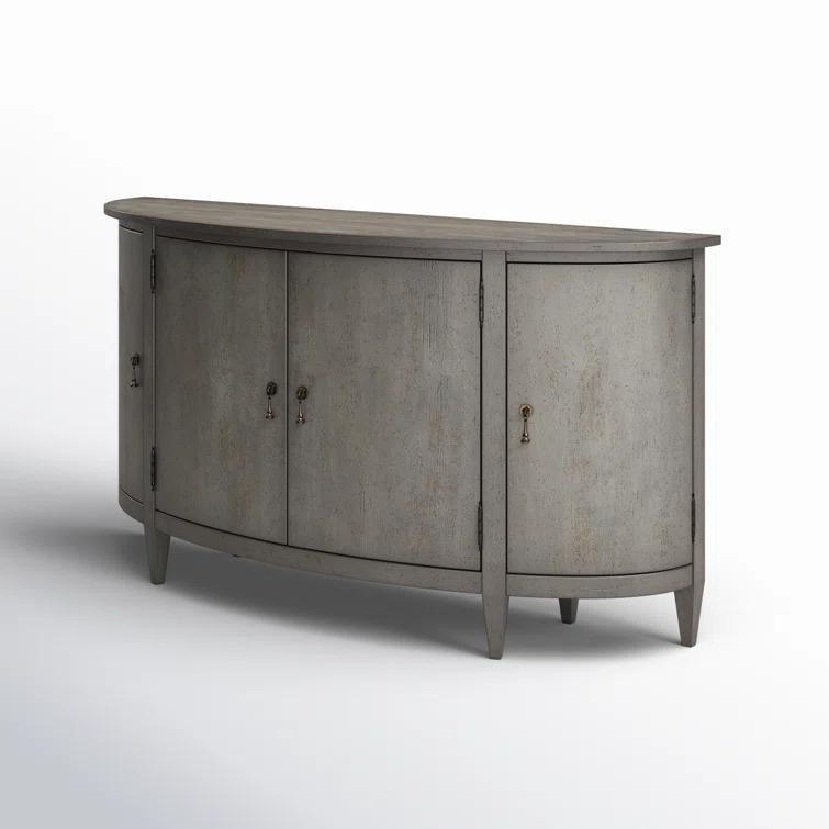 Speckled Gray 72'' Poplar and Maple Veneer Buffet