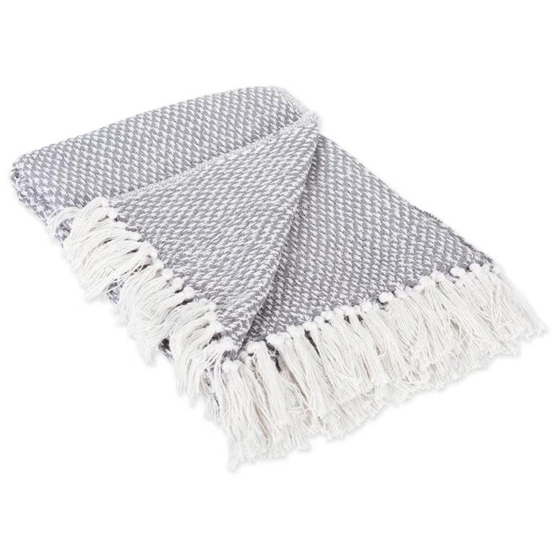 Design Imports Hand Woven Throw Blanket