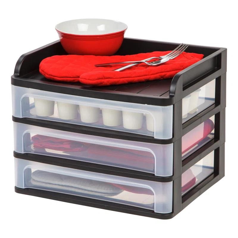 IRIS USA, Inc. Plastic Stackable Desk Organizer
