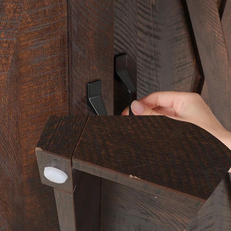 Archie & Oscar™ Alida Large Cat Litter Box Enclosure With Shelves And Doors, Hidden Litter Box Furniture