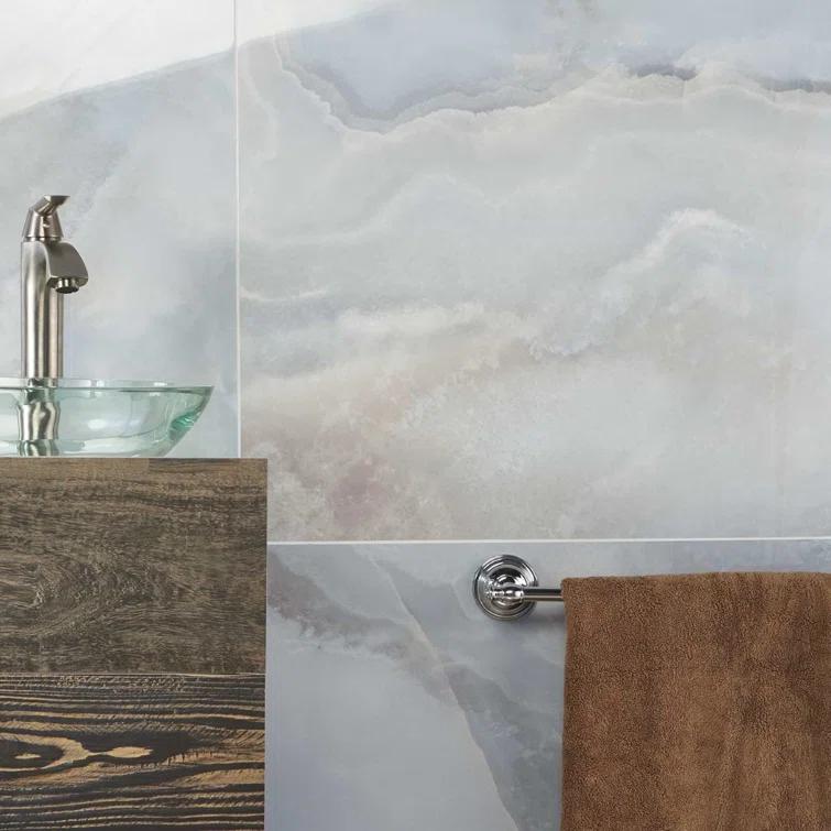 24" x 47" Porcelain Marble Look Wall & Floor Tile (15.49 Sq. Ft. / case)