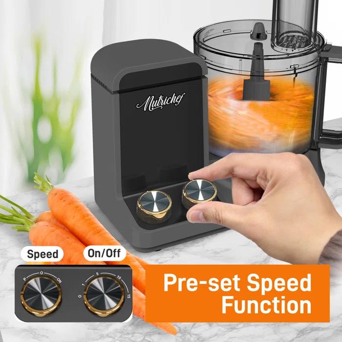 NutriChef NutriChef 12-Cup Multifunction Food Processor