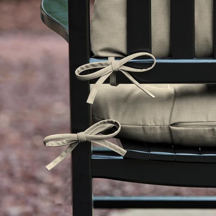 ARDEN Arden Plush Indoor/Outdoor Rocking Chair Cushion Set, 18 x 20