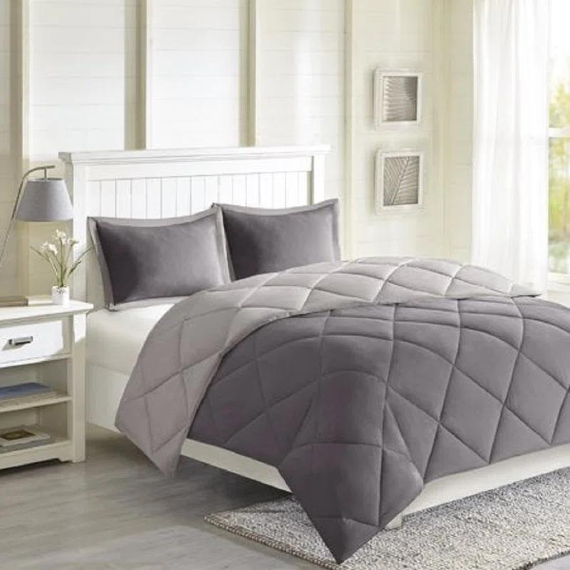 Madison Park Essentials 3M Scotchgard Reversible Down Alt Comforter Set