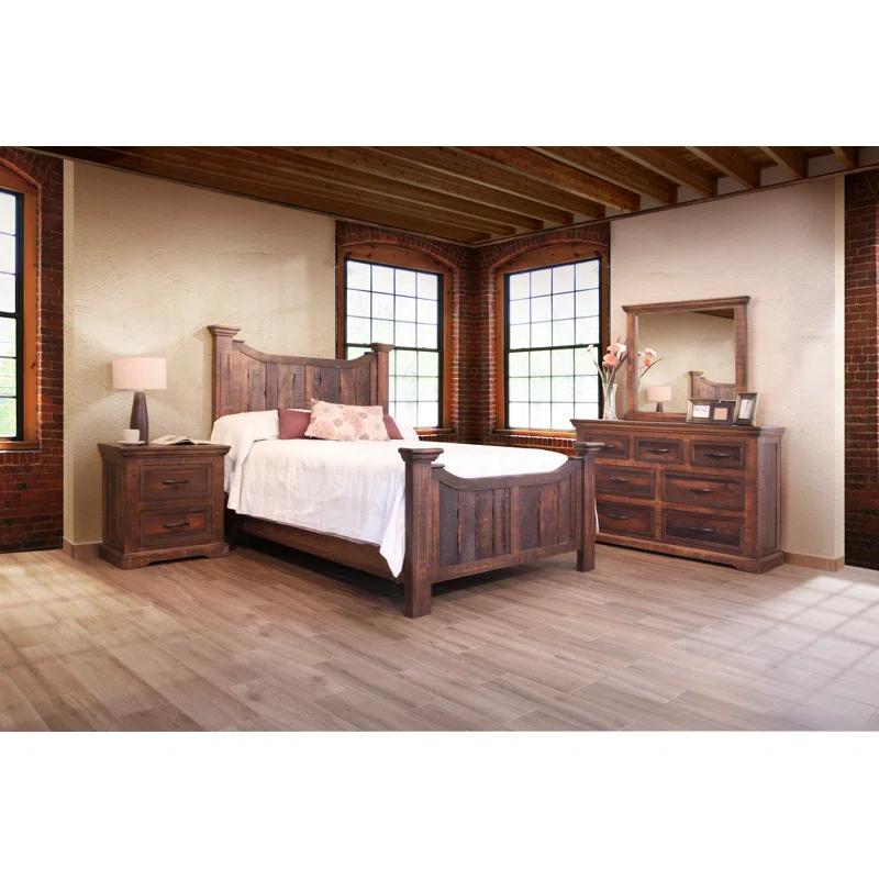 The Twillery Co.® Alianna Solid Wood Panel Bed