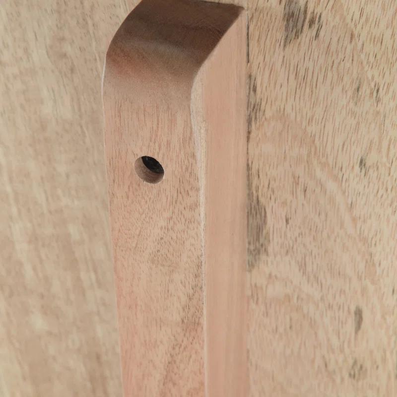 Simpli Home Berkeley 56"W Solid Mango Wood Industrial Entryway Bench with Sturdy Metal Legs & Reviews | Wayfair