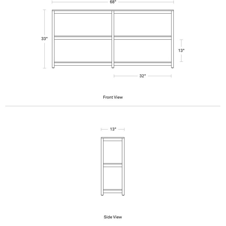 Open Plan Bookcase