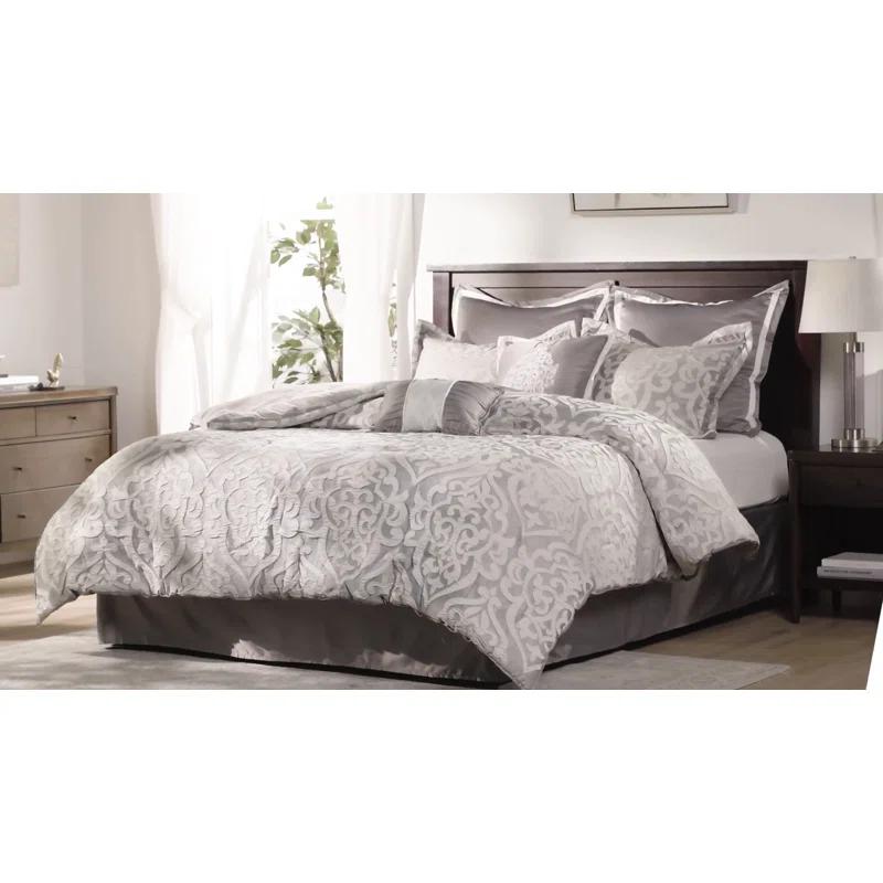 Madison Park Odette Jacquard 8 Piece Comforter Set