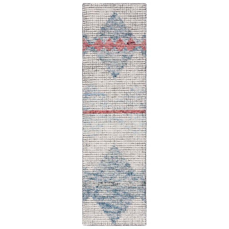 Foundry Select Abstract Hand Tufted Geometric Indoor/Outdoor Rug