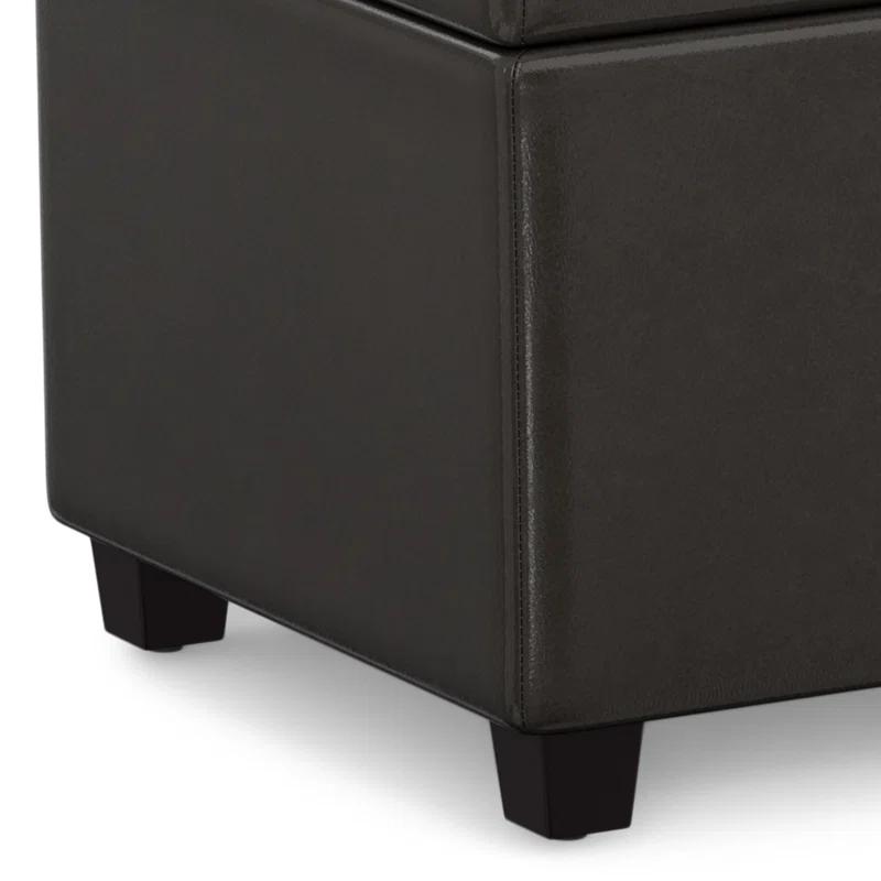 Simpli Home Avalon Extra Large Storage Ottoman Bench,Assembled