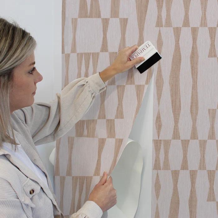 Mirin Peel + Stick Wallpaper - Textured Jute