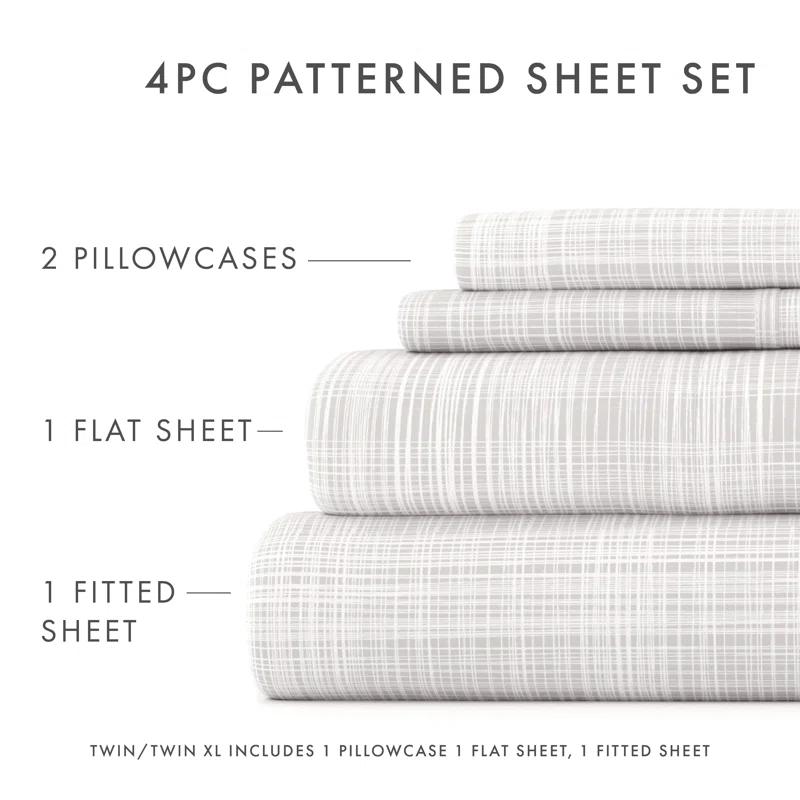 Becky Cameron Becky Cameron™ Thatch Pattern Bed Sheet Set