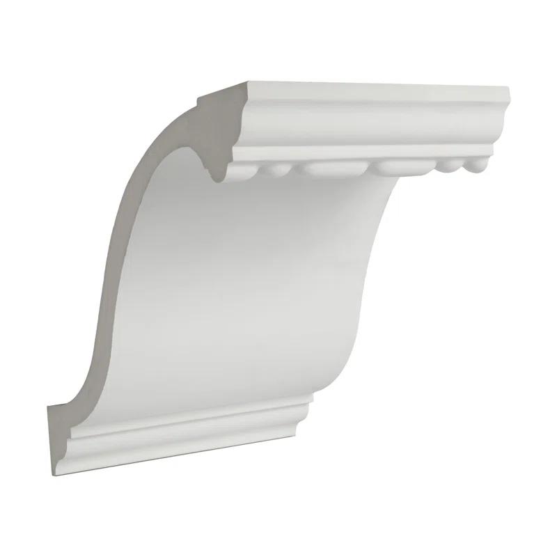Architectural Products by Outwater L.L.C. 8-7/8 in x 7 in x 6 in Long Bead and Reel Polyurethane Crown Moulding Sample