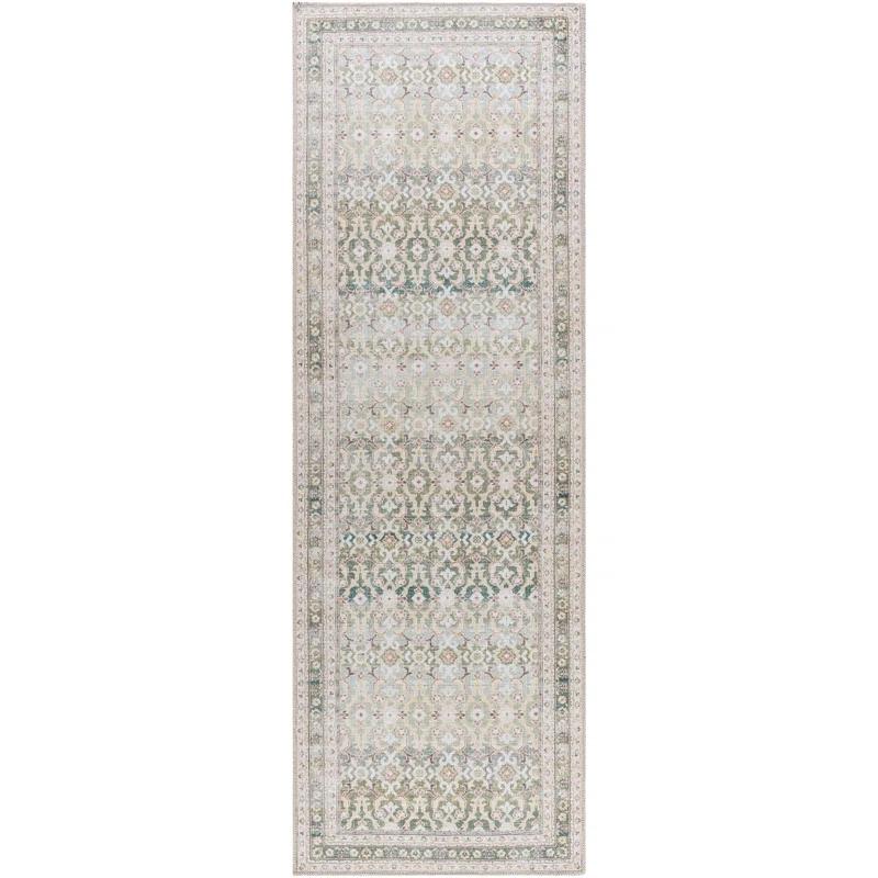 Our PNW Home x Livabliss Our PNW Home x Livabliss Machine Washable Oriental Boho Olive Area Rug