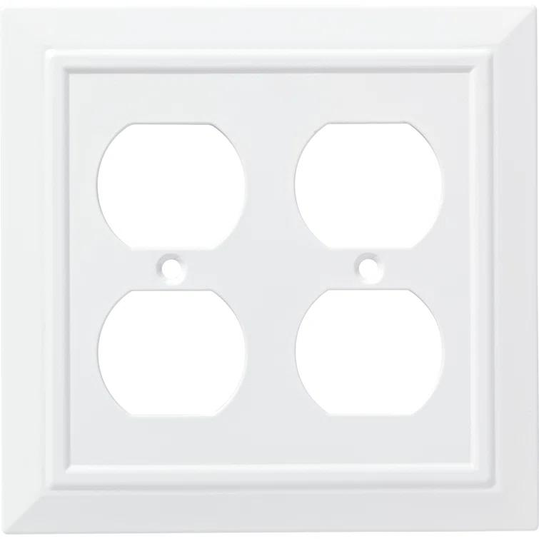 Franklin Brass Classic Architecture 2-Gang Duplex Outlet Wall Plate