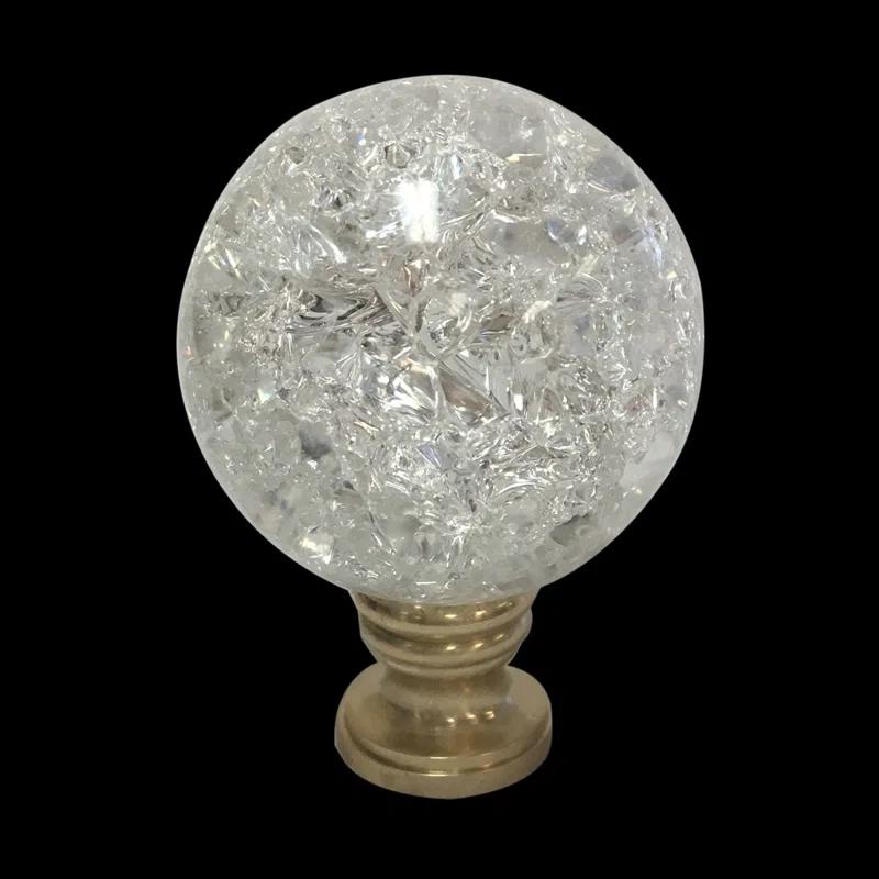 Crystal Ball Lamp Finial