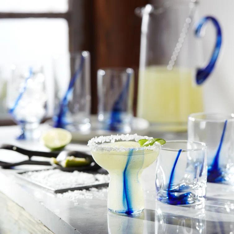 Blue Ribbon Libbey Impressions Rocks Glasses (Set of 8)