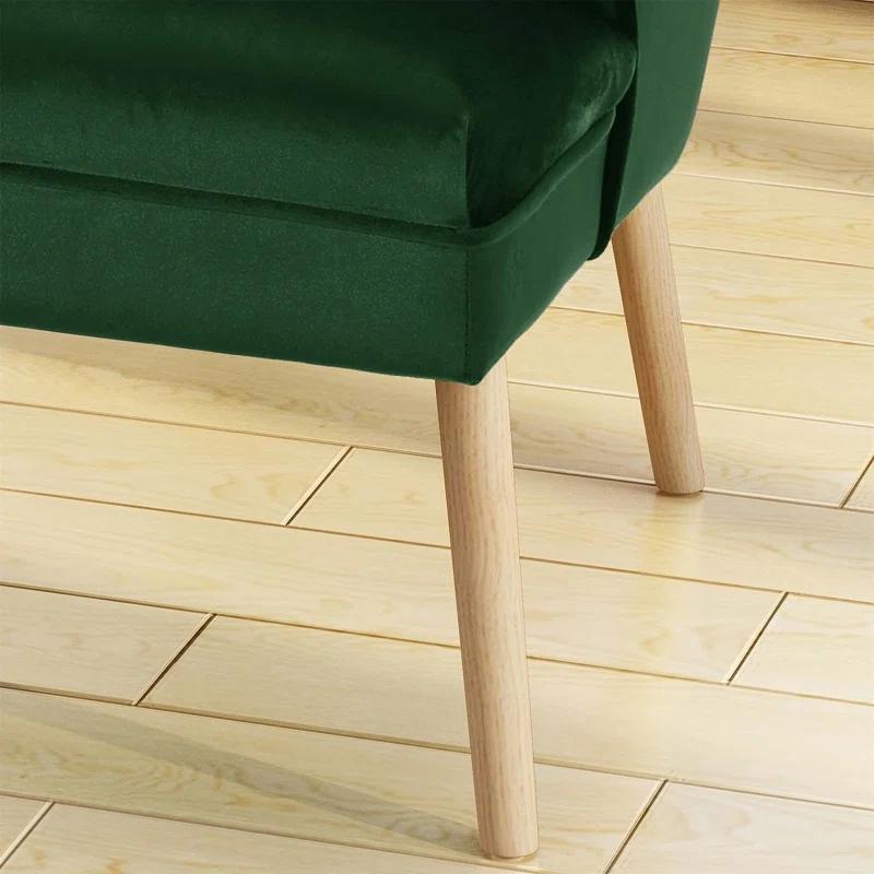 Mercer41 Versatile Mid-Century Trimmed Chair for Every Room in Your Home