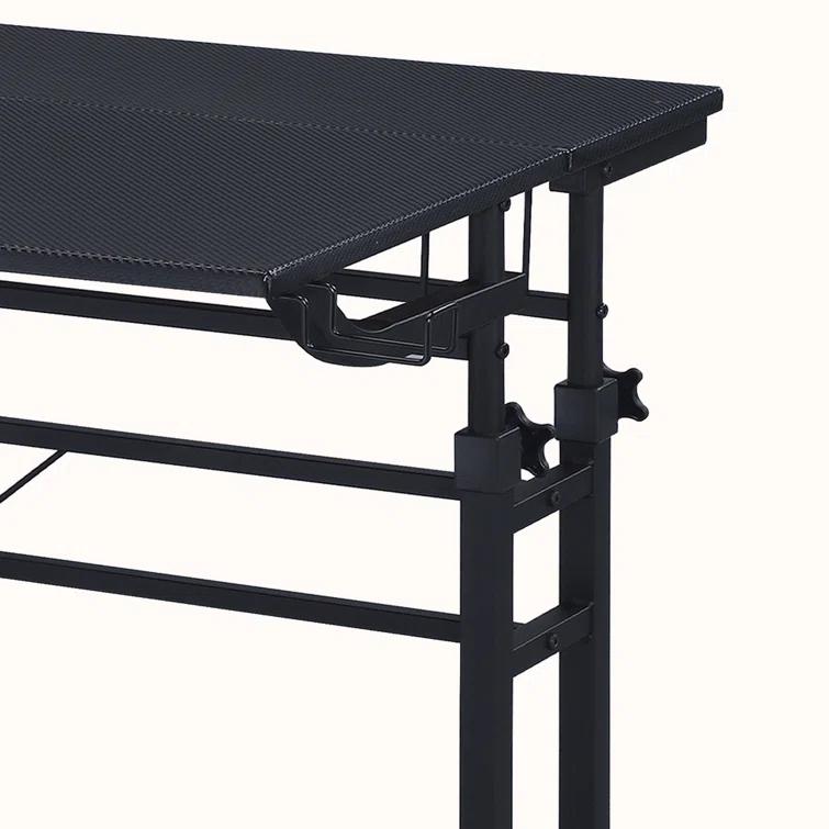 Wenty Techni Mobili Adjustable Metal Base Computer Desk