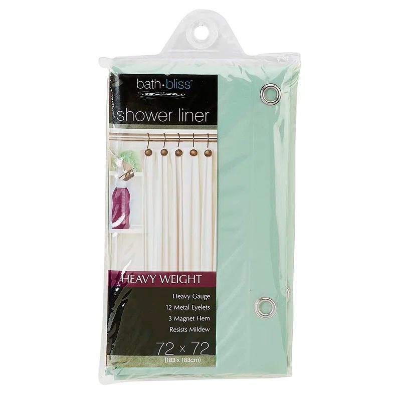 Bath Bliss Shower Liners No Pattern And Not Solid Color Liner (Set of 2)