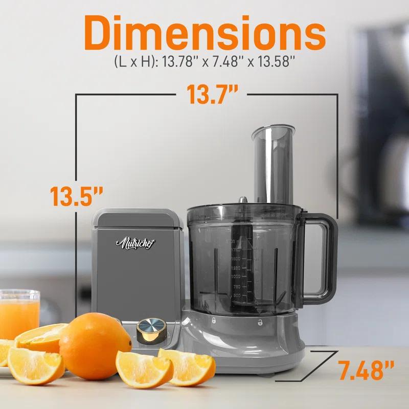 NutriChef NutriChef 12-Cup Multifunction Food Processor