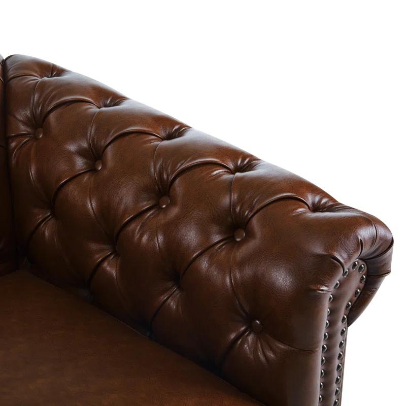 Christopher Knight Home Lawrence Chesterfield Upholstered Swivel Club Chair