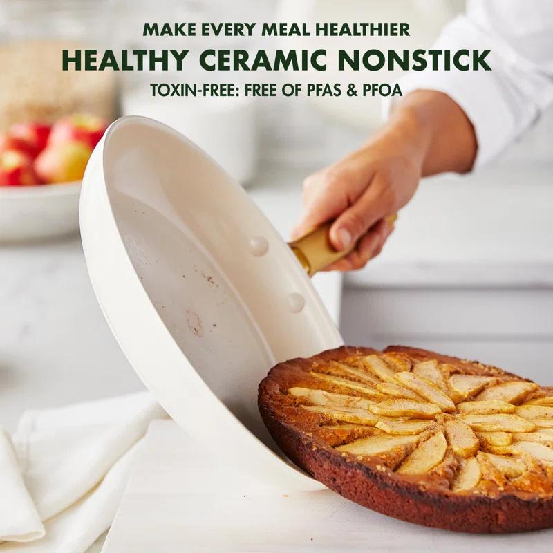 GreenPan Reserve Healthy Ceramic Nonstick, 8", 10" And 12" Frypan Set