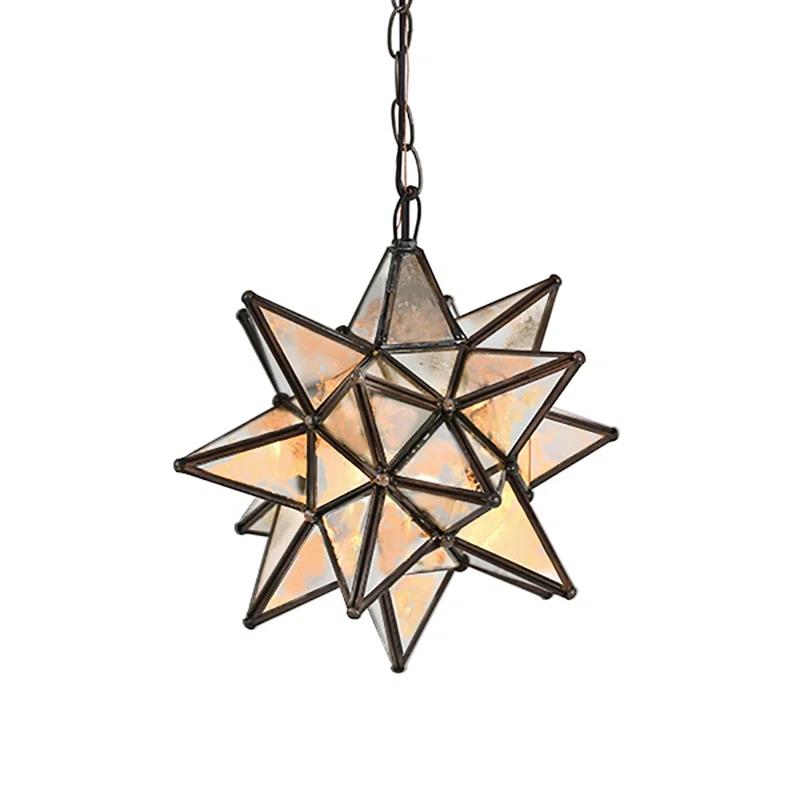 Worlds Away 1 - Light Geometric Pendant