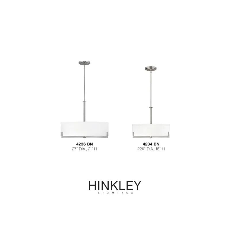 Hinkley Hayes 3-Light Unique / Statement Drum Chandelier