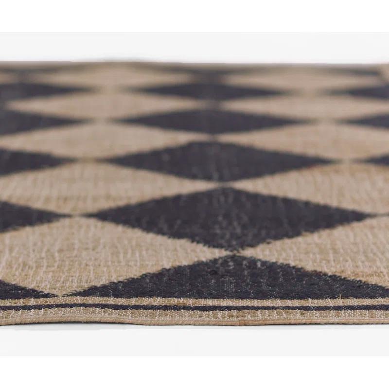 Erin Gates by Momeni Erin Gates by Momeni Orchard Court Black Hand Woven Wool and Jute Area Rug