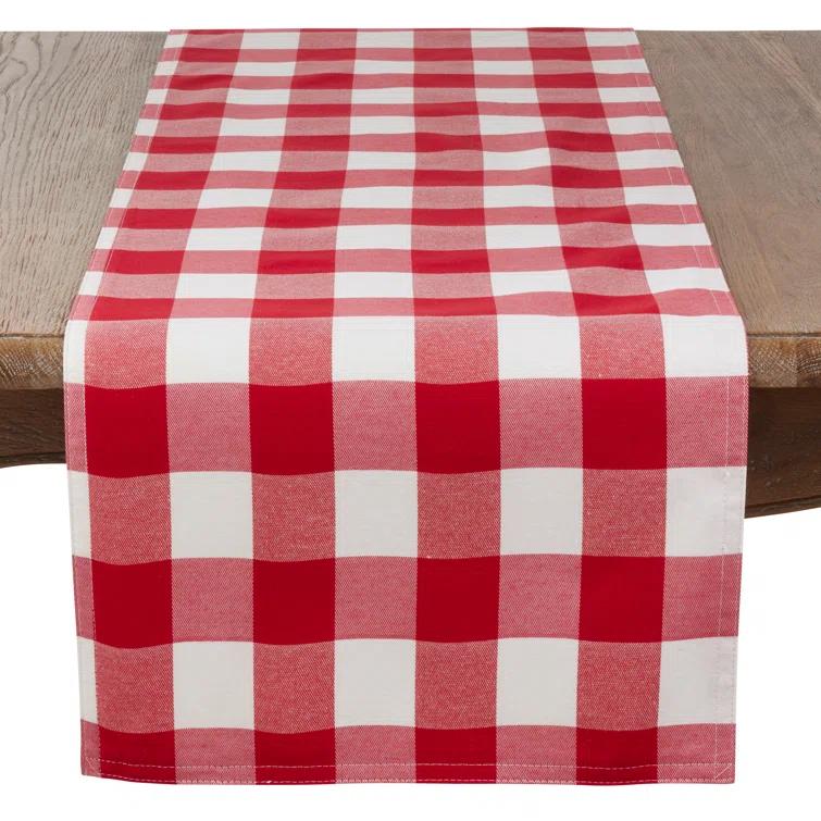Loon Peak® Salerno Buffalo Plaid Tablecloth & Reviews | Wayfair