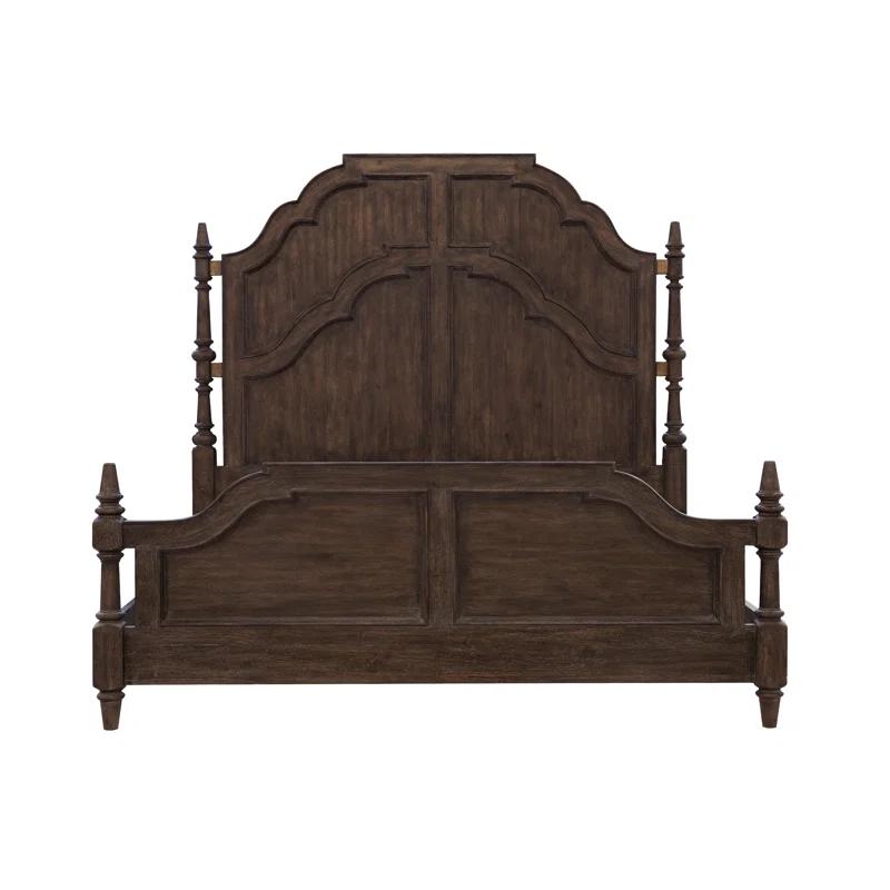 Pulaski Furniture Revival Row Scalloped Wood Panel Bed