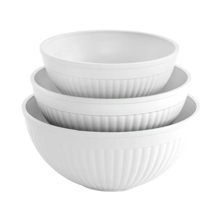 Nordic Ware 3-Piece Prep & Serve Mixing Bowl Set