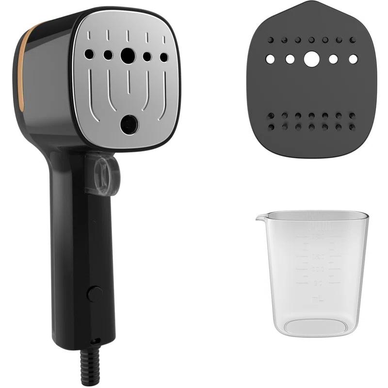 SALAV HS-15 Quicksteam Travel Steamer Black: 1000W Garment Steamer, 9 Min Steam, 110ml Tank, Anti-Drip, Comfort-Grip Handle