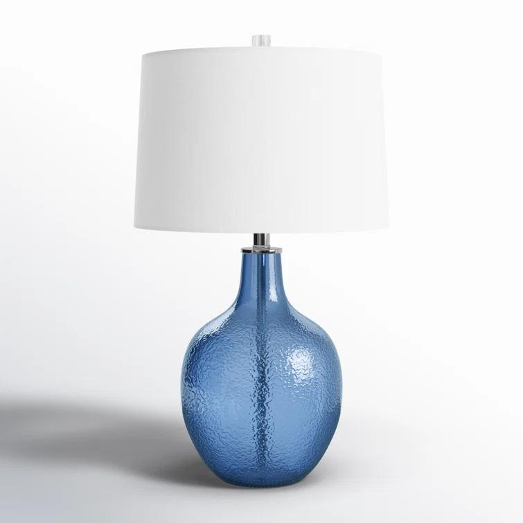 Ebern Designs Glass Table Lamp